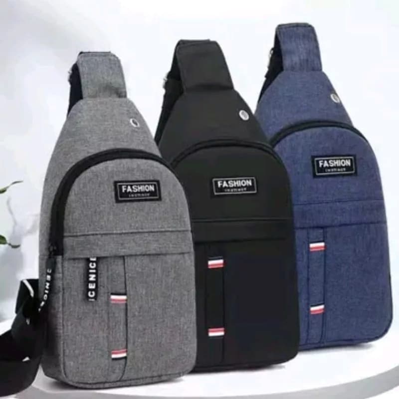 Bolsa transversal masculina de peito